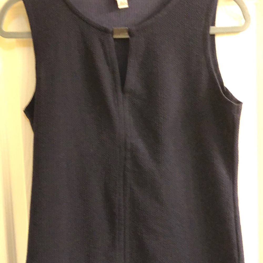 Calvin Klein Navy sleeves top